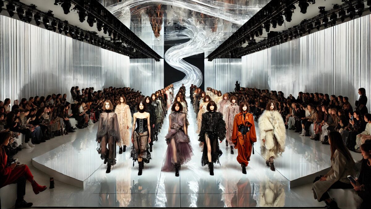 メゾンマルジェラのランウェイのイメージ。